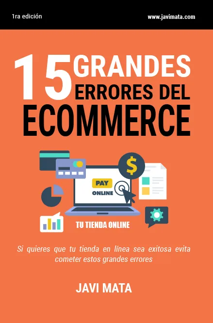 Portada del libro 15 grandes errores del ecommerce